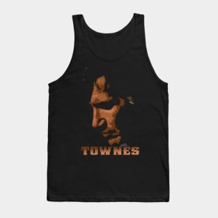 Townes Van Zandt Portrait Design Tank Top